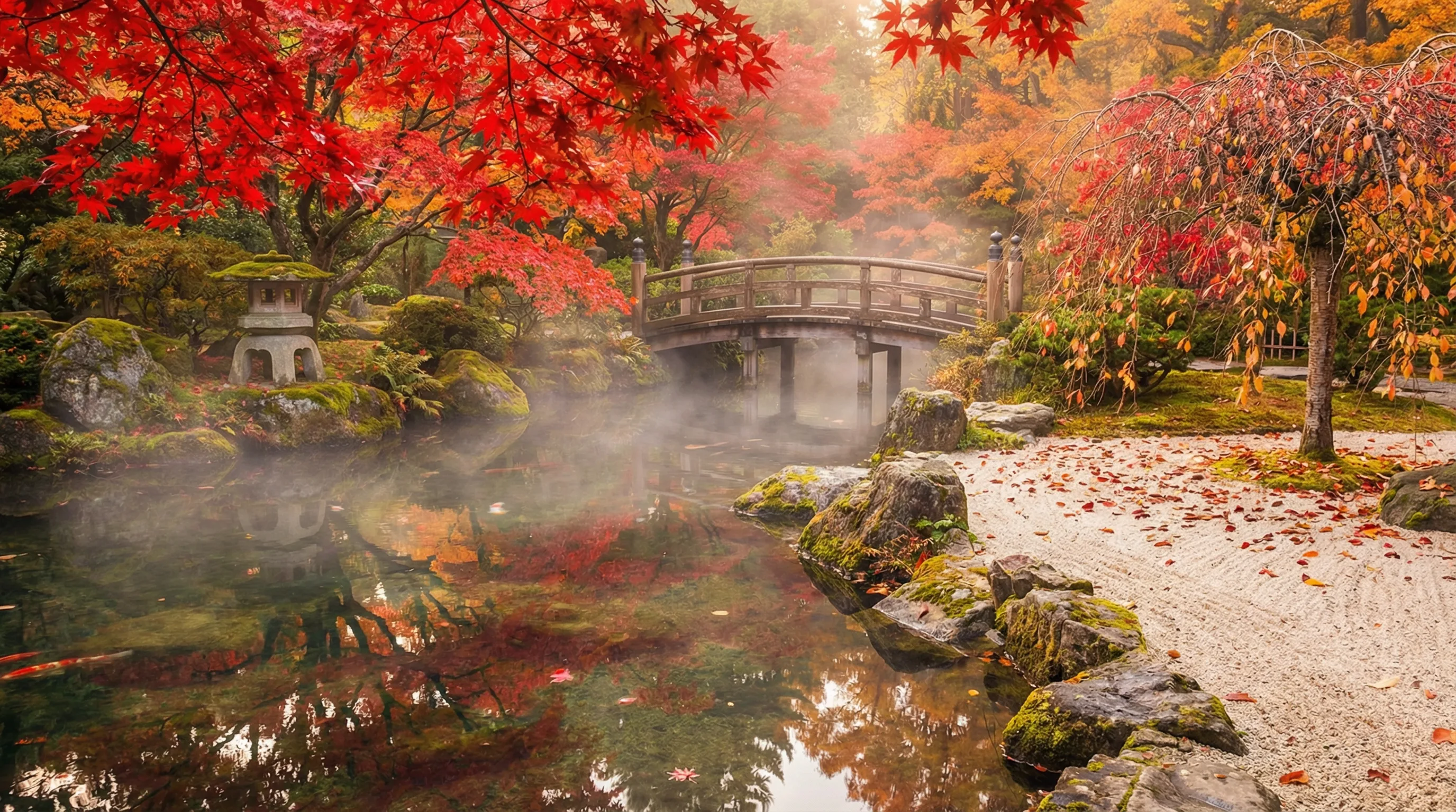 暗网猎奇热门视频 - 日式庭院秋韵